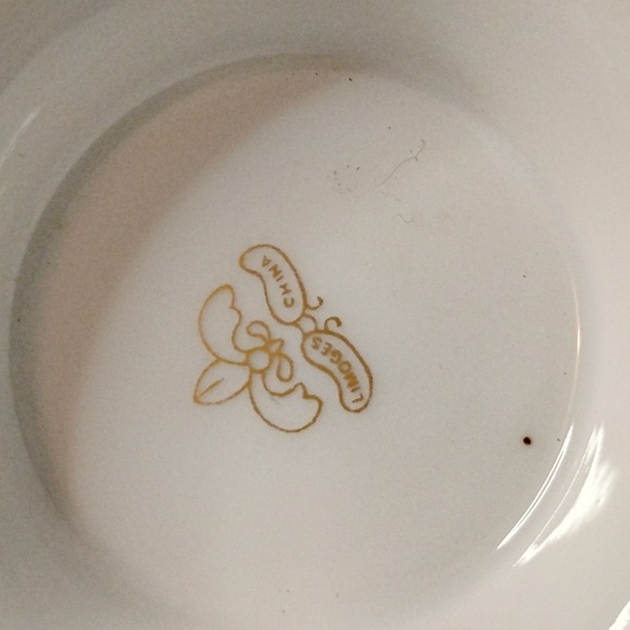 . Vintage Limoges Floral Tea Light Pedestal Porcelain Candle Holder - Picture 7 of 7